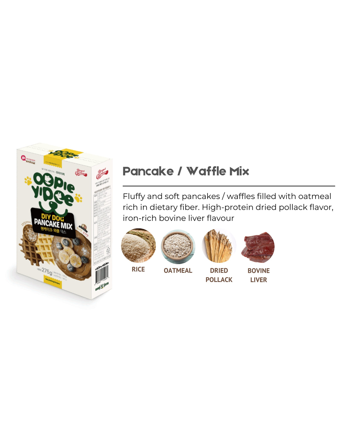 Oopie Yipee DIY Pet Pancake Mix