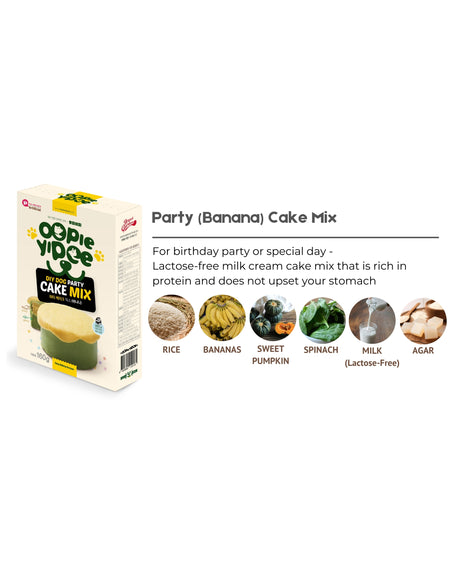 Oopie Yipee DIY Pet Cake Mix (Banana)