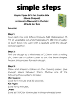 Oopie Yipee DIY Pet Cookie Mix (Bone-Shaped)