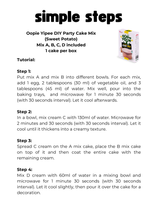 Oopie Yipee DIY Pet Cake Mix (Sweet Potato)